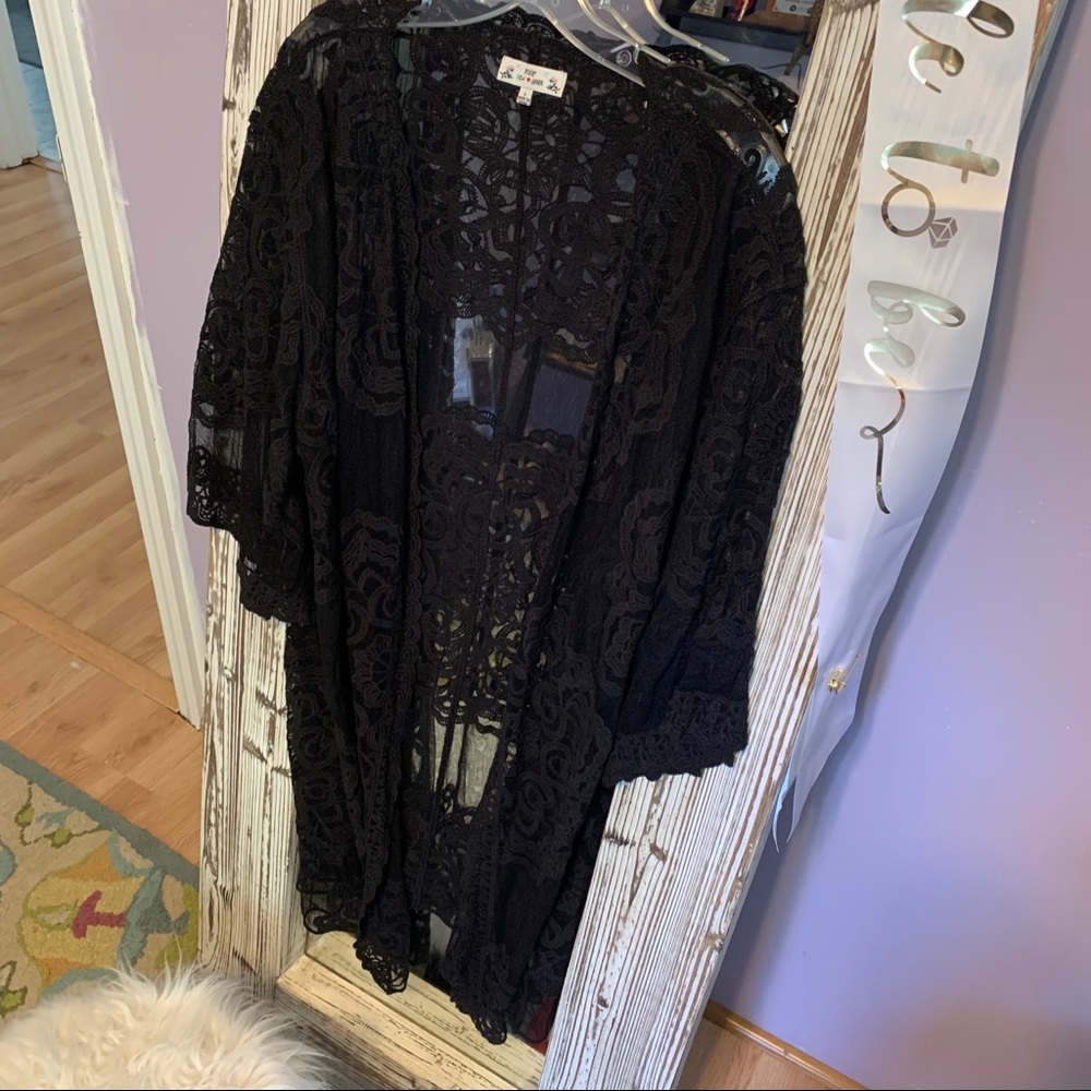 Black Lace Duster